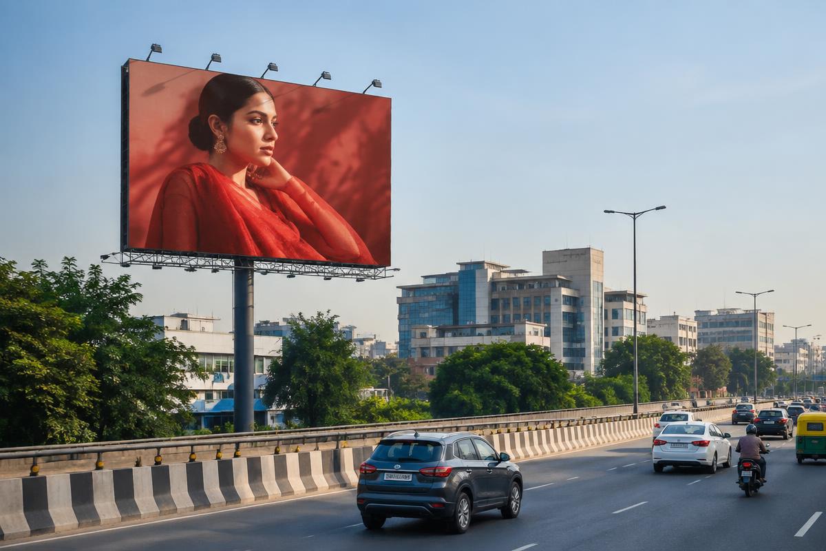 Roadside advertising environment